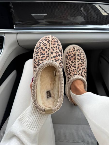 UGG Australia США Tazz Slipper Tasman Platform Leopard Уггі на платформі леопардові замшеві Австралія - Розмір 35 (US 4) 1016222702 фото