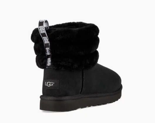UGG Australia США Mini Fluff Чорний натуральні міні Угг Австралія - Розмір 35 (US 4) 2111119 фото