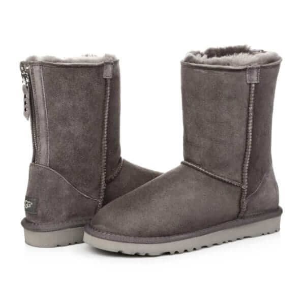 UGG Australia США Short II Zip Серый натуральні короткі Угг Австралия - Розмір 35 (US 4) 2110811 фото