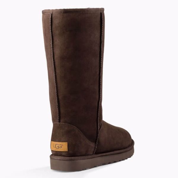 UGG Australia США Classic Tall II Шоколад цільна овчина Угг Австралия - Розмір 35 (US 4) 2110540 фото