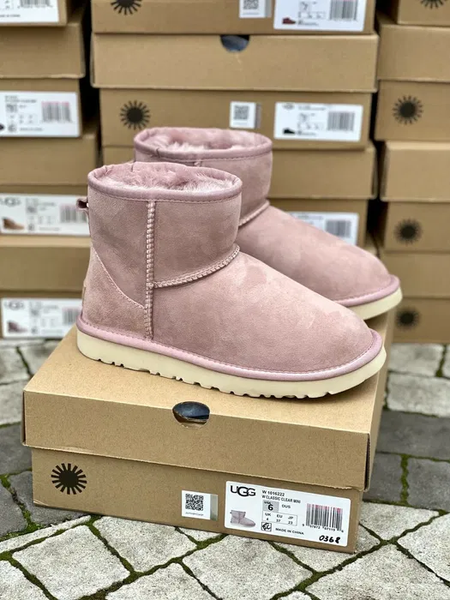 UGG Australia США Classic Mini Pink Suede II натуральні зимові міні Угг Австралія - Розмір 35 (US 4) 2111368 фото UGG Australia США Classic Mini Pink Suede II натуральні зимові міні Угг Австралія - Розмір 35 (US 4) 2111368 фото