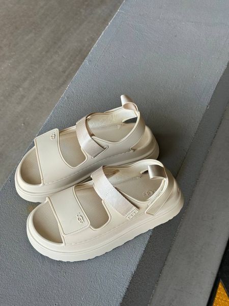 UGG Australia США Goldenglow Sandals Beige Уггі сандалі на платформі бежеві Австралія - Розмір 35 (US 4) 10718145704 фото