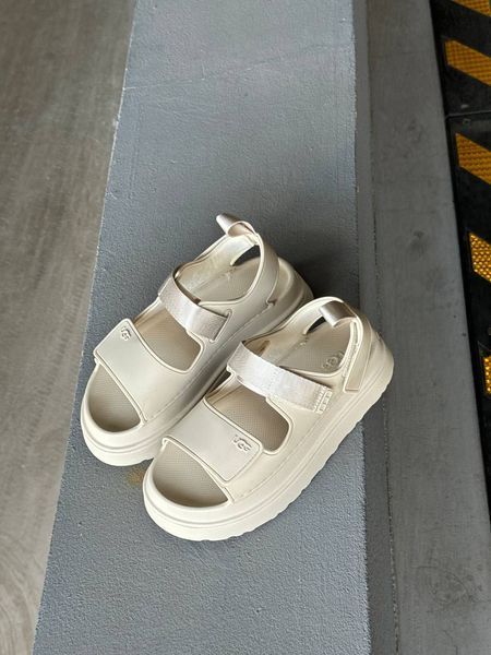 UGG Australia США Goldenglow Sandals Beige Уггі сандалі на платформі бежеві Австралія - Розмір 35 (US 4) 10718145704 фото