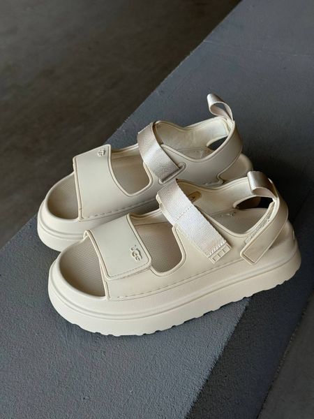 UGG Australia США Goldenglow Sandals Beige Уггі сандалі на платформі бежеві Австралія - Розмір 35 (US 4) 10718145704 фото