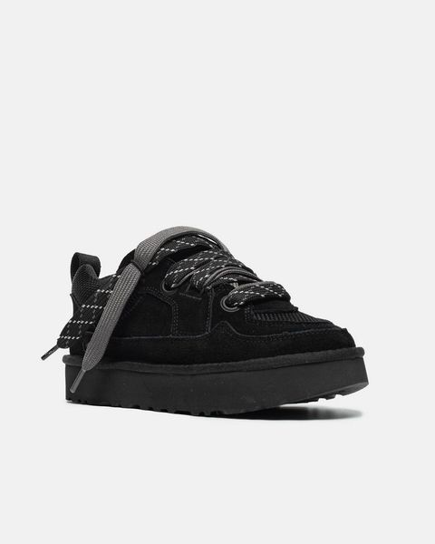 UGG Australia США Slipper Lo Lowmel Sneaker Black Уггі кросівки без хутра чорні замшеві Австралія - Розмір 35 (US 4) 1016222888 фото