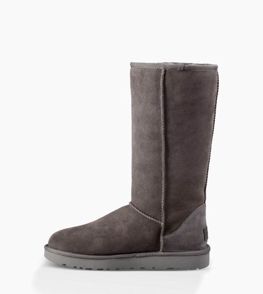 UGG Australia США Classic Tall II Серый цільна овчина Угг Австралия - Розмір 35 (US 4) 2110518 фото