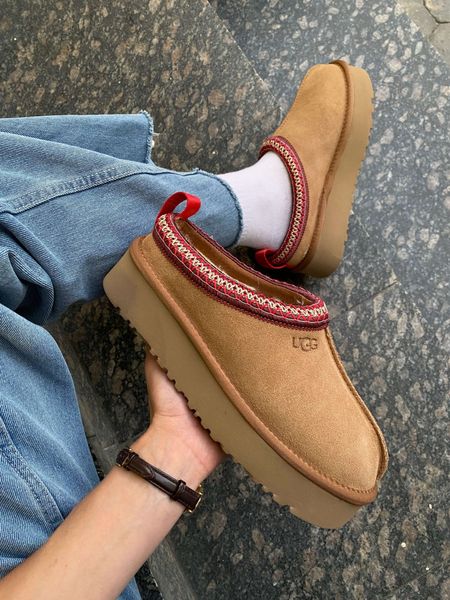 UGG Australia США Tasman Platform Chestnut Уггі тасман платформа руді замшеві Австралія - Розмір 35 (US 4) 2111698 фото