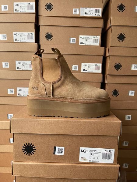 Ugg Australia США Classic Neumal Platform Chelsea Chestnut Уггі ньюмель платформа руді УГГ Австралія - Розмір 35 (US 4) 211155217 фото