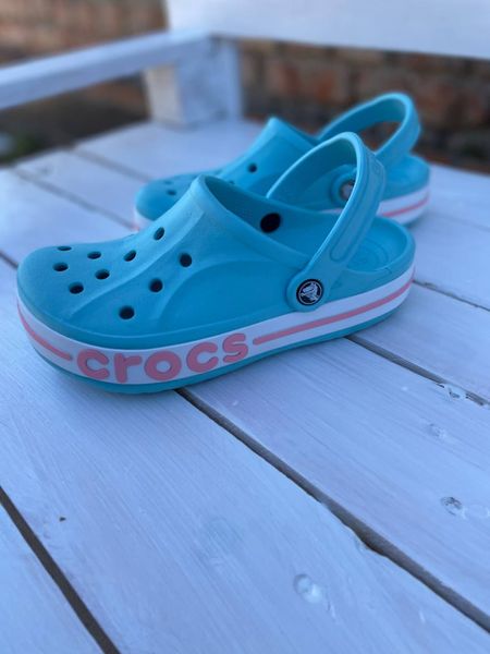 Crocs Оригінал Bayaband ™ Clog Ice Blue / Melon Жіночі Крокс США (205089) - 36 (Стопа 22.5-23.2см) M4/W6 100665 фото