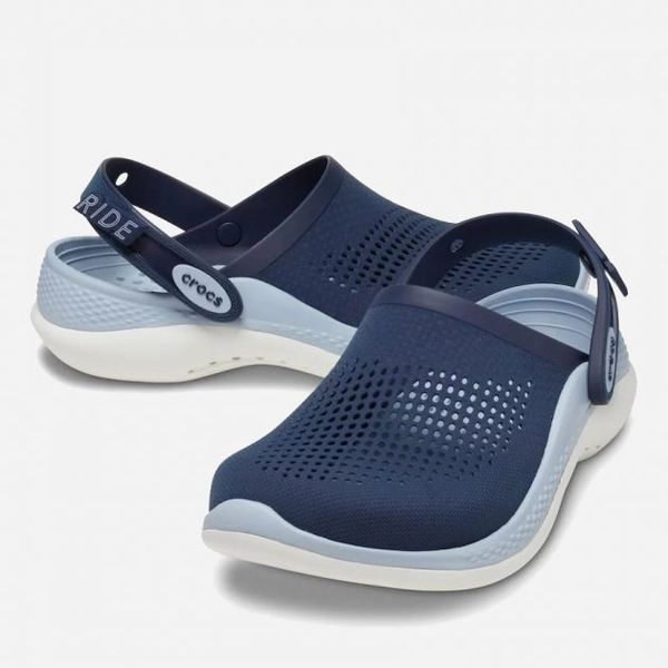 Crocs Оригінал LiteRide 360 &trade; сині біла підошва Navy/ Blue 2022 Чоловічі Жіночі Крокс США (204592-30) - 36 (Стопа 22.5-23.2см) M4/W6 104385 фото