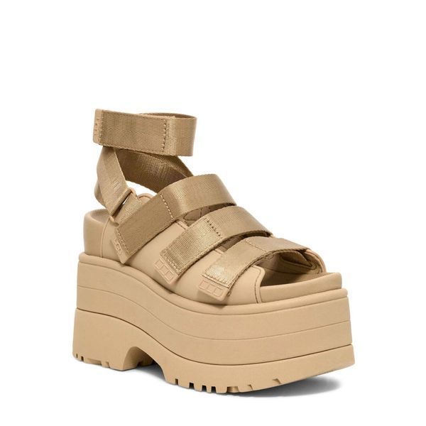 UGG Australia США Goldenrise Sandals Beige Уггі сандалі на платформі бежеві Австралія - Розмір 35 (US 4) 10718145655 фото