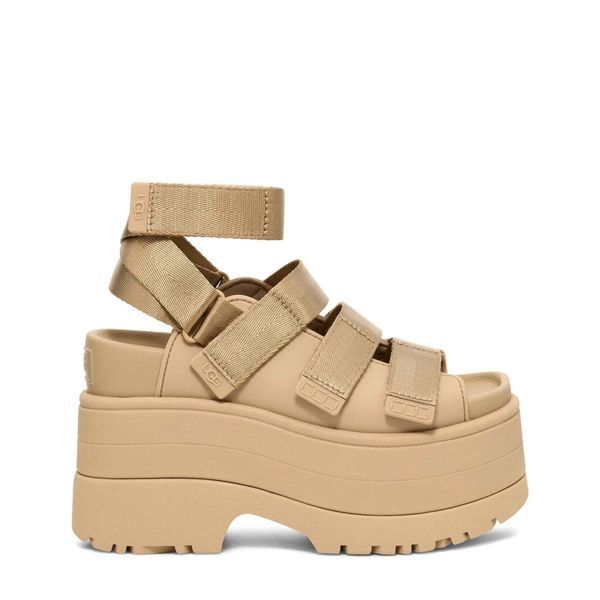 UGG Australia США Goldenrise Sandals Beige Уггі сандалі на платформі бежеві Австралія - Розмір 35 (US 4) 10718145655 фото