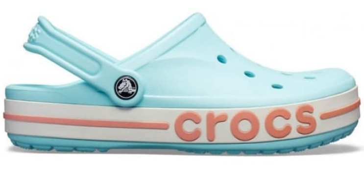 Crocs Оригінал Bayaband ™ Clog Ice Blue / Melon Жіночі Крокс США (205089) - 36 (Стопа 22.5-23.2см) M4/W6 100665 фото