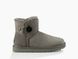 UGG Australia США Mini Bailey Button II Серый цільна овчина мини Угг Австралия - Розмір 35 (US 4) 2110254 фото 5