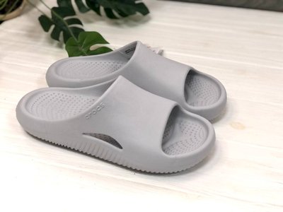 Crocs Оригінал Classic Слайди Crocs Mellow Slide Gray Сірі Крокс США (1670855291) (Копировать) - 36 (Стопа 22.5-23.2см) M4/W6 114562 фото