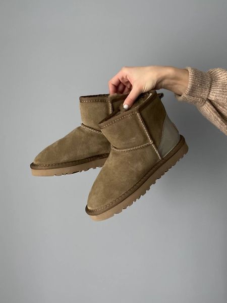 UGG Australia США Mini Mokko Metallic II світло коричневі натуральна овчина до -30 міні Австралія металік замшеві угги - Розмір 35 (US 4) 2111841 фото