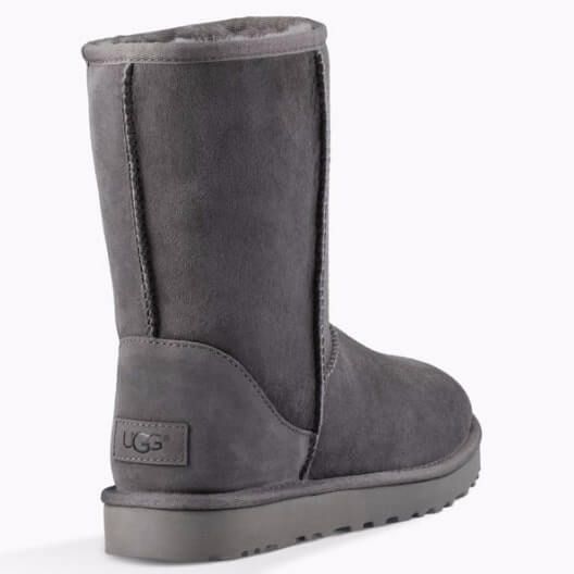 UGG Australia Classic Short II Сірі короткі уггі цільна овчина Угг Австралія - Розмір 35 (US 4) 2110320 фото