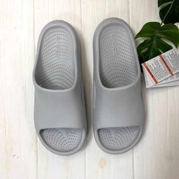 Crocs Оригінал Classic Слайди Crocs Mellow Slide Gray Сірі Крокс США (1670855291) (Копировать) - 36 (Стопа 22.5-23.2см) M4/W6 114562 фото