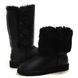 UGG Australia США Leather Tall Triplet Черный натуральні Угг Австралия - Розмір 35 (US 4) 2110668 фото 4