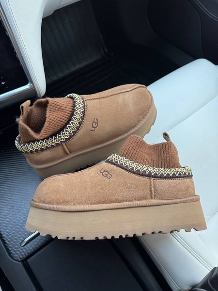 UGG Australia США Tasman Platform Sock Chestnut Уггі тасман платформа руді замшеві Австралія - Розмір 35 (US 4) 2110100682 фото