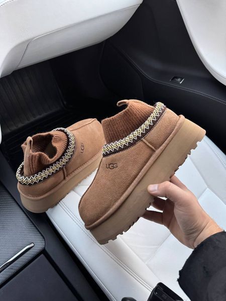 UGG Australia США Tasman Platform Sock Chestnut Уггі тасман платформа руді замшеві Австралія - Розмір 35 (US 4) 2110100682 фото