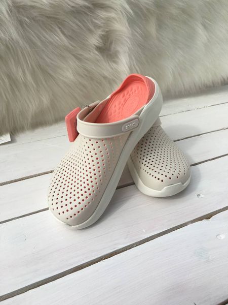 Crocs Оригінал LiteRide ™ Clog Powder / White Жіночі Крокс США (204592) - 36 (Стопа 22.5-23.2см) M4/W6 100589 фото