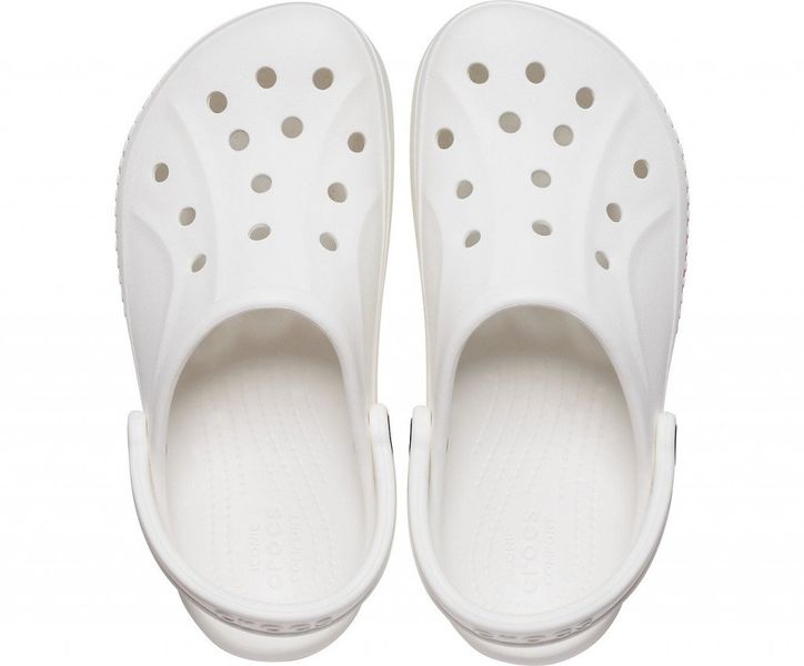 Crocs Оригінал Bayaband Logo Motion ™ Clog Білі Жіночі Крокс США (206852-001) - 36 (Стопа 22.5-23.2см) M4/W6 100940 фото