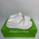 Crocs Оригінал Classic Crush Sandal White Жіночі Шльопанці Крокс Оригінал США (205393-23) - 36 (Стопа 22.5-23.2см) M4/W6 112440 фото 2