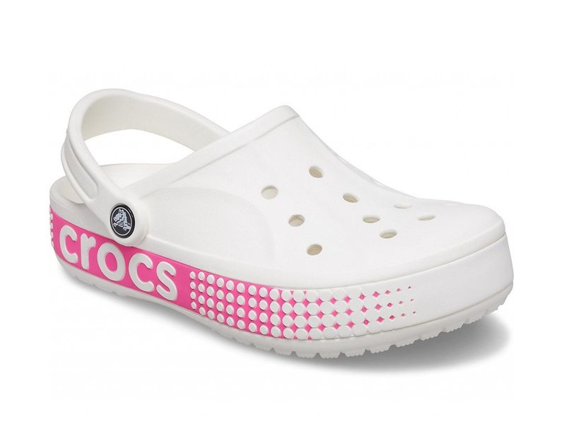 Crocs Оригінал Bayaband Logo Motion ™ Clog Білі Жіночі Крокс США (206852-001) - 36 (Стопа 22.5-23.2см) M4/W6 100940 фото