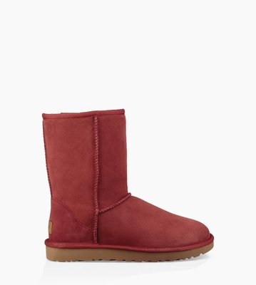 UGG Australia Classic Short II Гранат цільна овчина Угг Австралия - Розмір 35 (US 4) 2110375 фото