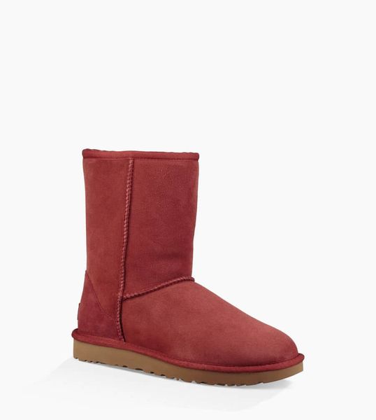 UGG Australia Classic Short II Гранат цільна овчина Угг Австралия - Розмір 35 (US 4) 2110375 фото