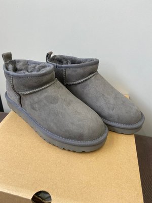 UGG Australia США Ultra Mini II Сірі цільна овчина ультра міні Угг Австралія - Розмір 35 (US 4) 2110199 фото