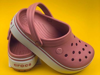 Crocs Оригінал Crocband™ Platform Clog Blossom Жіночі Крокс США (205434) - 36 (Стопа 22.5-23.2см) M4/W6 100485 фото