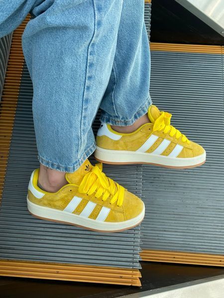 США Adidas Campus 00s Yellow жіночі, чоловічі шкіряні якісні кросівки Адідас Кампус жовті - Розмір 36 (US 5) 11167659 фото