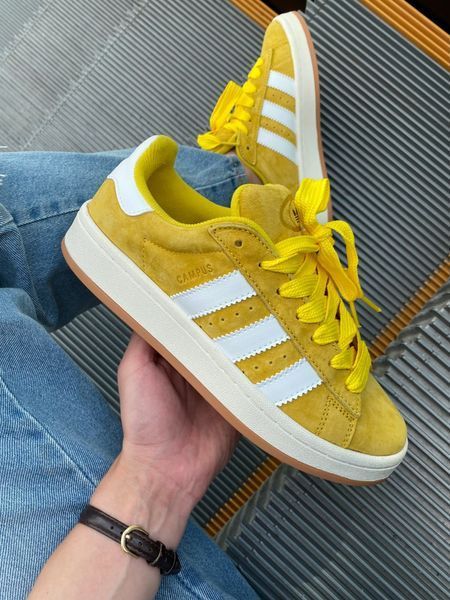 США Adidas Campus 00s Yellow жіночі, чоловічі шкіряні якісні кросівки Адідас Кампус жовті - Розмір 36 (US 5) 11167659 фото