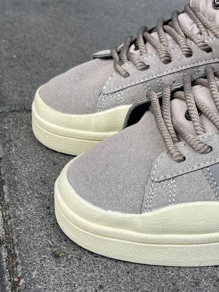 США Adidas Campus BAD BUNNY Brown Beige жіночі, чоловічі шкіряні якісні кросівки Адідас Кампус коричнево бежеві - Розмір 36 (US 5) 11167459 фото