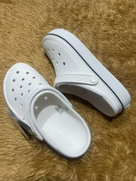 Crocs Оригінал Classic Off Court White Білі Крокс США (1670855291) - 36 (Стопа 22.5-23.2см) M4/W6 114373 фото