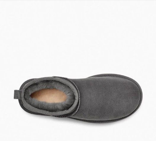 UGG Australia США Ultra Mini II Сірі цільна овчина ультра міні Угг Австралія - Розмір 35 (US 4) 2110199 фото