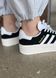 США Adidas Gazelle Bold Black/White Platform жіночі шкіряні якісні кросівки Адідас Газель Платформа білі чорні 0320 - Розмір 36 (US 5) 11168009 фото 4