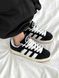 США Adidas Campus 00s White Black жіночі, чоловічі шкіряні якісні кросівки Адідас Кампус чорно білі - Розмір 36 (US 5) 11167559 фото 9