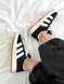 США Adidas Campus 00s White Black жіночі, чоловічі шкіряні якісні кросівки Адідас Кампус чорно білі - Розмір 36 (US 5) 11167559 фото 3