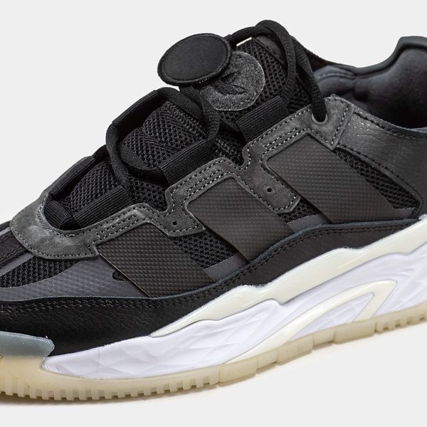 США Adidas Niteball Black/White 2 жіночі, чоловічі шкіряні якісні кросівки Адідас Найтбо білі чорні - Розмір 36 (US 5) 11167809 фото