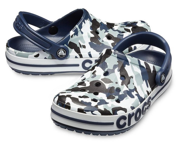 Crocs Оригінал Bayaband Graphic Camo Clog Black Крокс США (205089) - 36 (Стопа 22.5-23.2см) M4/W6 112194 фото