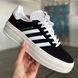 США Adidas Gazelle Bold Black/White Platform жіночі шкіряні якісні кросівки Адідас Газель Платформа білі чорні 0320 - Розмір 36 (US 5) 11168009 фото 2