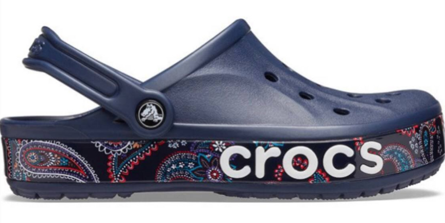 Crocs Оригінал Bayaband ™ Bandana Print Navy Clog Жіночі Крокс США (205089) - 36 (Стопа 22.5-23.2см) M4/W6 100863 фото