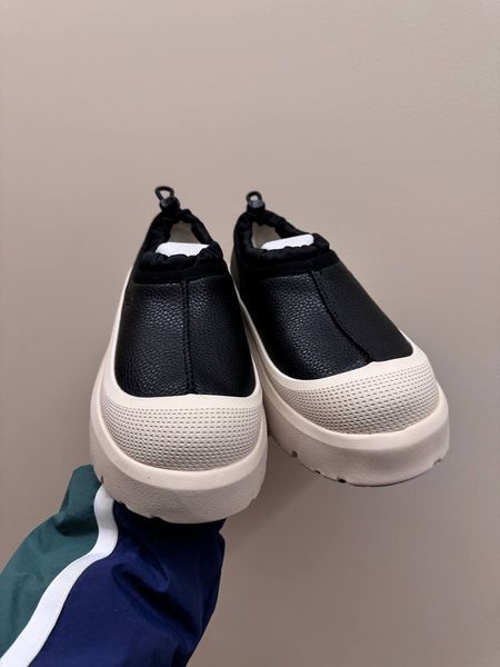 UGG Australia США Tasman Weather Hybrid Slipper Black/Beige Уггі тасман з силіконом чорні з бежевим шкіряні Австралія - Розмір 35 (US 4) 1016222344 фото