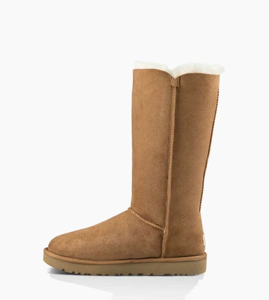 UGG Australia США Tall Triplet Button II Рыжий цільна овчина Угг Австралия - Розмір 35 (US 4) 2110606 фото