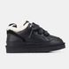 UGG Australia США Slipper Lowmel Sneaker Leather Black Уггі кросівки з хутром чорні шкіряні Австралія - Розмір 35 (US 4) 1016222844 фото 3