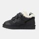 UGG Australia США Slipper Lowmel Sneaker Leather Black Уггі кросівки з хутром чорні шкіряні Австралія - Розмір 35 (US 4) 1016222844 фото 8
