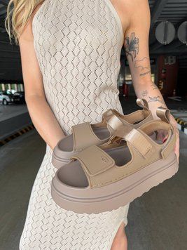 UGG Australia США Goldenglow Sandals Brown Уггі сандалі на платформі коричневі Австралія - Розмір 35 (US 4) 10718145711 фото